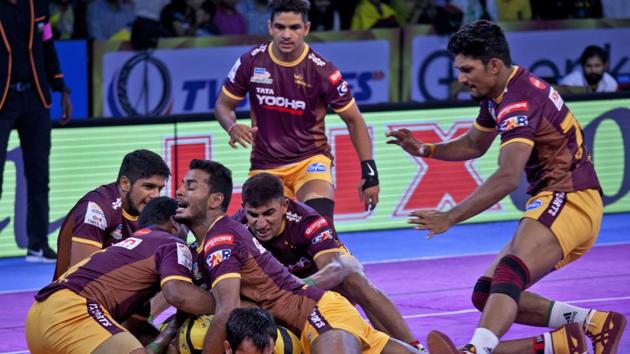 UP Yoddha are now second in the table after their win over Telegu Titans (AP) UP Yoddha are now second in the table after their win over Telegu Titans (AP)