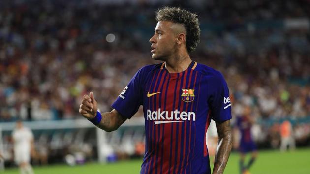 Barcelona playmaker Neymar is rumoured to leave the Spanish club for Paris Saint-Germain. (AFP) Barcelona playmaker Neymar is rumoured to leave the Spanish club for Paris Saint-Germain. (AFP)