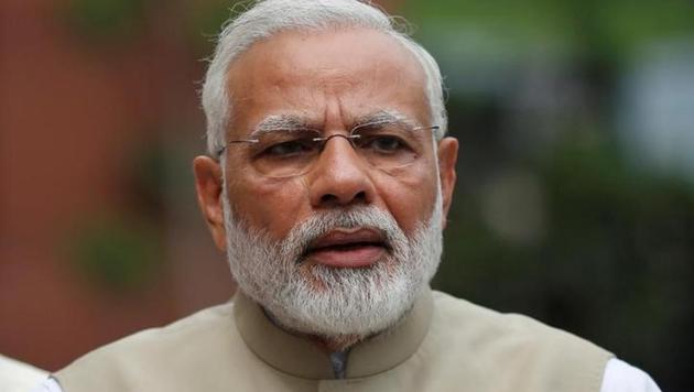 Prime Minister Narendra Modi arrives to cast his vote in the presidential election at the Parliament House in New Delhi.(Reuters File) Prime Minister Narendra Modi arrives to cast his vote in the presidential election at the Parliament House in New Delhi.(Reuters File)
