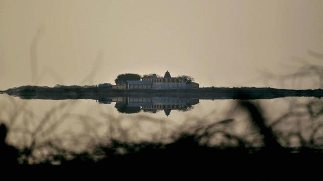 The Ramanathaswamy Temple is situated on the island city of Rameshwaram, itself a famous tourist attraction surrounded by the Arabian sea. (R Senthil Kumar /PTI)