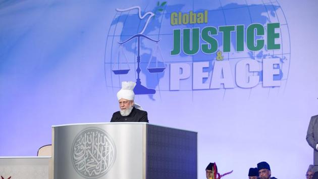More than 30,000 members of the Ahmadiyya Muslim Community (AMC) from over 100 countries gathered at the “Jalsa Salana” annual event recently in UK. (Twitter Photo) More than 30,000 members of the Ahmadiyya Muslim Community (AMC) from over 100 countries gathered at the “Jalsa Salana” annual event recently in UK. (Twitter Photo)