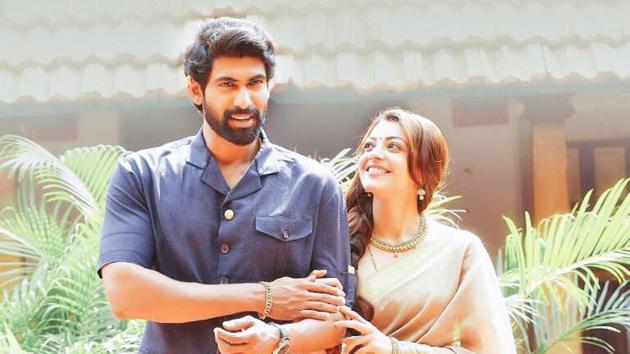 Rana Daggubati and Kajal Aggarwal in a still from Nene Raju Nene Manthri. Rana Daggubati and Kajal Aggarwal in a still from Nene Raju Nene Manthri.