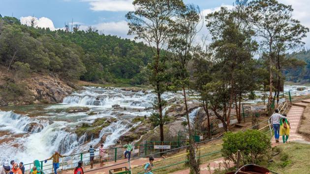 Pykara waterfall in Ooty. (Shutterstock) Pykara waterfall in Ooty. (Shutterstock)