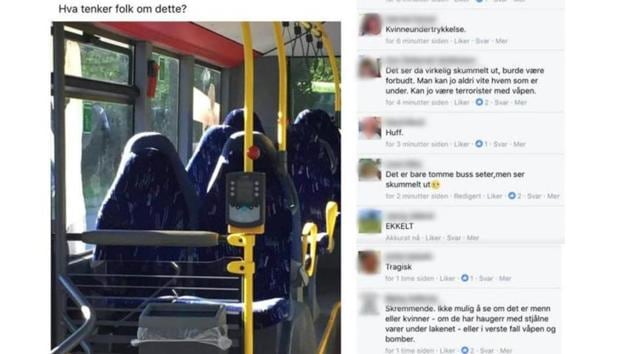 Some members of the 13,000-strong group wondered whether the non-existent passengers might be carrying bombs or weapons beneath their clothes. “(Fedrelandet viktigst Facebook page)