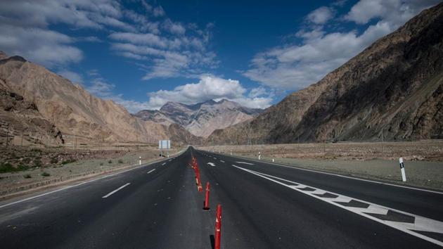In 2013, Beijing and Islamabad signed agreements worth $46 billion to build transport and energy infrastructure along the corridor, and China has upgraded the treacherous mountain road better known as the Karakoram Highway. (Johannes EISELE / AFP) 