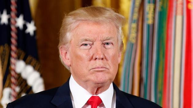 US President Donald Trump at the White House. (REUTERS) US President Donald Trump at the White House. (REUTERS)