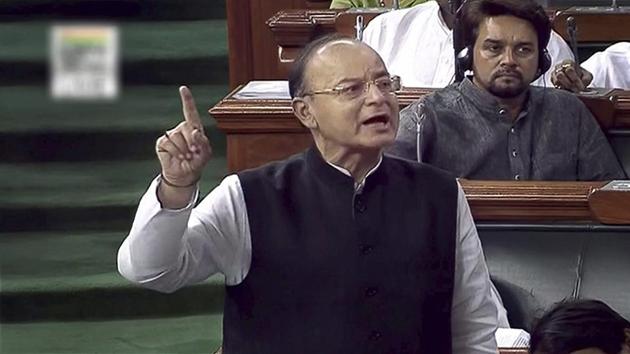 Union minister Arun Jaitley speaks in Lok Sabha during the monsoon session, in New Delhi on August 1, 2017. (PTI Photo) Union minister Arun Jaitley speaks in Lok Sabha during the monsoon session, in New Delhi on August 1, 2017. (PTI Photo)