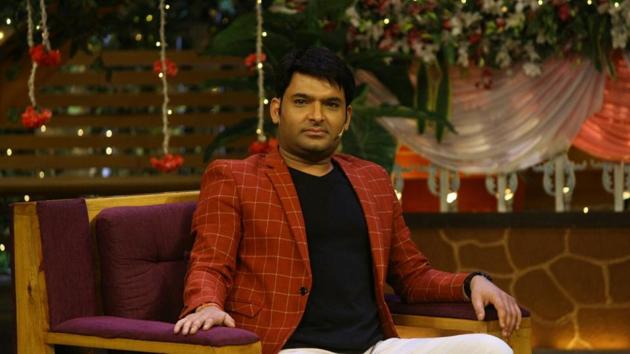Kapil Sharma during the promotion of upcoming film Mubarakan on the set of The Kapil Sharma Show in Mumbai.(IANS) Kapil Sharma during the promotion of upcoming film Mubarakan on the set of The Kapil Sharma Show in Mumbai.(IANS)