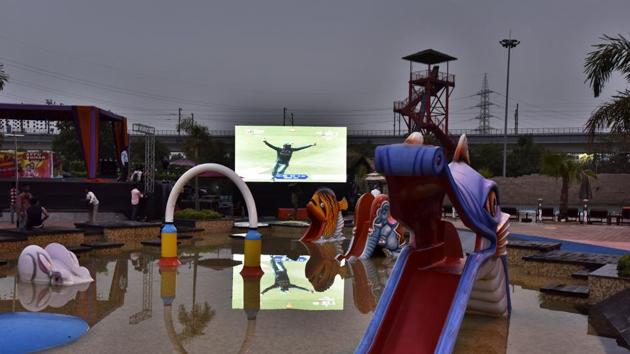 The tribunal had issued an order to the state government, the Haryana Urban Development Authority (Huda) and to the amusement park on Thursday while hearing a petition that alleged over extraction of groundwater by the park. (Sanjeev Verma/HT FILE PHOTO) The tribunal had issued an order to the state government, the Haryana Urban Development Authority (Huda) and to the amusement park on Thursday while hearing a petition that alleged over extraction of groundwater by the park. (Sanjeev Verma/HT FILE PHOTO)