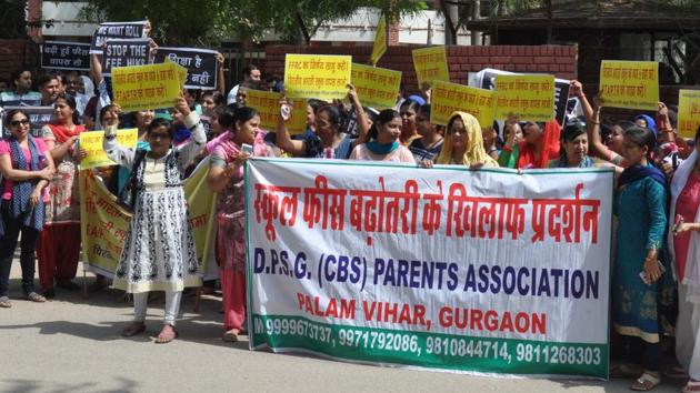 The parents alleged that teachers at the school are harassing students who have not paid the hiked fee. (HT File Photo) The parents alleged that teachers at the school are harassing students who have not paid the hiked fee. (HT File Photo)