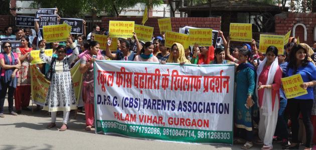 The parents alleged that while the school allowed students of classes 9-12, whose parents did not pay the hiked fee, to write their exams, they didn’t make a similar exception for students of classes 1-8. (HT FILE) The parents alleged that while the school allowed students of classes 9-12, whose parents did not pay the hiked fee, to write their exams, they didn’t make a similar exception for students of classes 1-8. (HT FILE)