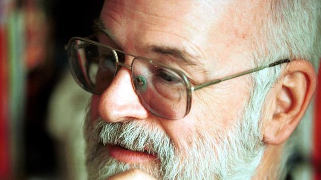 Terry Pratchett in his office in June 2001. (Salisbury Journal) Terry Pratchett in his office in June 2001. (Salisbury Journal)