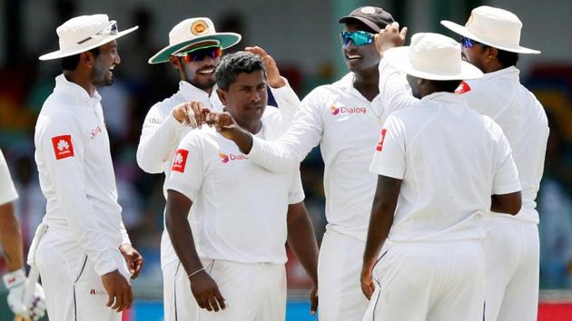 Rangana Herath was the pick of the Sri Lanka bowlers as he took the key wicket of Virat Kohli. (REUTERS)
