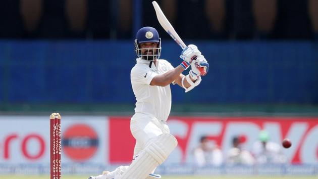 Ajinkya Rahane looked to score at a brisk rate whilst not taking too many risks, whilst Cheteshwar Pujara held fort. (REUTERS)