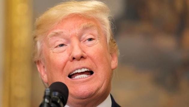 US President Donald Trump speaks during an announcement on immigration reform in the Roosevelt Room of the White House in Washington, US, August 2, 2017. (REUTERS) US President Donald Trump speaks during an announcement on immigration reform in the Roosevelt Room of the White House in Washington, US, August 2, 2017. (REUTERS)