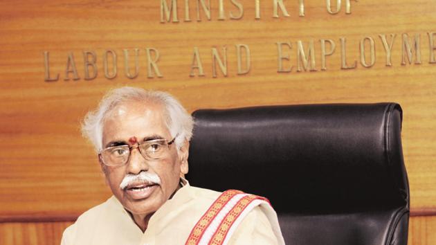 The Central Advisory Board under the Minimum Wages Act held a meeting chaired by Labour minister Bandaru Dattatreya in New Delhi on August 3. (PIB File Photo) The Central Advisory Board under the Minimum Wages Act held a meeting chaired by Labour minister Bandaru Dattatreya in New Delhi on August 3. (PIB File Photo)