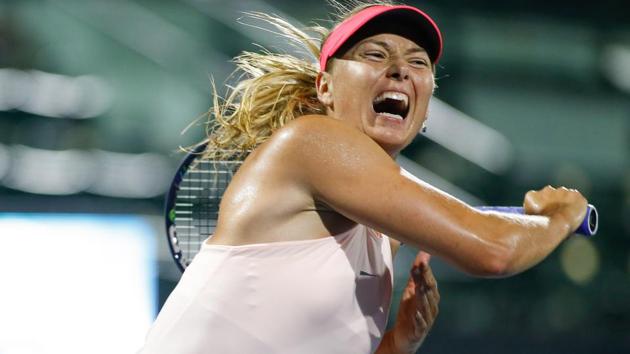 Maria Sharapova (RUS) returns a shot against Jennifer Brady (USA) during the third set in the Bank of the West Classic tennis tournament at Stanford University. Seventh-seeded Ukrainian Lesia Tsurenko advanced by walkover as a result of wildcard entrant Sharapova’s early exit. (USA Today Sports) Maria Sharapova (RUS) returns a shot against Jennifer Brady (USA) during the third set in the Bank of the West Classic tennis tournament at Stanford University. Seventh-seeded Ukrainian Lesia Tsurenko advanced by walkover as a result of wildcard entrant Sharapova’s early exit. (USA Today Sports)