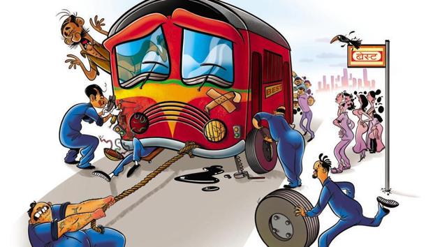 Experts said promoting public transport like BEST will also help reduce traffic congestion (HT File Photo) Experts said promoting public transport like BEST will also help reduce traffic congestion (HT File Photo)