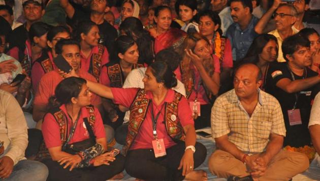‘Biking Queens’, the group of 48 women bikers, have already covered over 5,000 kilometres spanning six states.(HT Photo) ‘Biking Queens’, the group of 48 women bikers, have already covered over 5,000 kilometres spanning six states.(HT Photo)