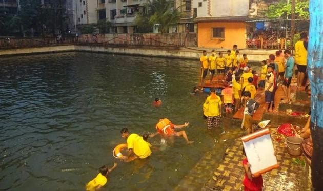 The Tisgaon lake in Kalyan where the incident occurred last year (HT photo) The Tisgaon lake in Kalyan where the incident occurred last year (HT photo)