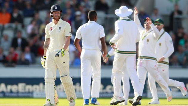 Ben Stokes scored a half century but was dismissed in the penultimate over of the game. (Action Images via Reuters) Ben Stokes scored a half century but was dismissed in the penultimate over of the game. (Action Images via Reuters)