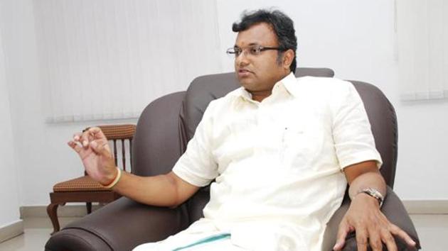File photo of Karti Chidambaram. File photo of Karti Chidambaram.