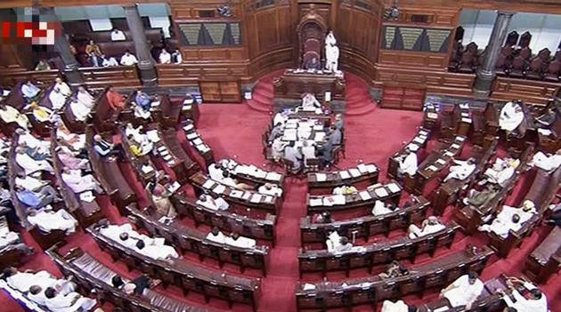 A view of the Rajya Sabha during the ongoing monsoon session of the Parliament, in New Delhi. (PTI File Photo) A view of the Rajya Sabha during the ongoing monsoon session of the Parliament, in New Delhi. (PTI File Photo)