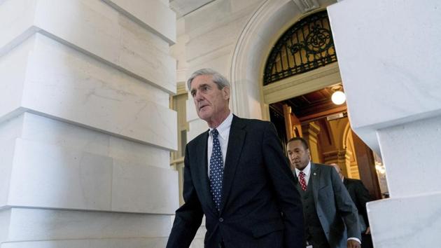 Former FBI Director Robert Mueller, the special counsel probing Russian interference in the 2016 election, departs Capitol Hill following a closed door meeting in Washington. (AP File) Former FBI Director Robert Mueller, the special counsel probing Russian interference in the 2016 election, departs Capitol Hill following a closed door meeting in Washington. (AP File)