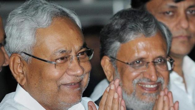 Bihar chief minister Nitish Kumar with deputy chief minister Sushil Kumar Modi in Patna, on July 29, 2017. As many as 22 of the 29 ministers (76%) in the newly-formed Nitish Kumar cabinet face criminal charges. (PTI File Photo) Bihar chief minister Nitish Kumar with deputy chief minister Sushil Kumar Modi in Patna, on July 29, 2017. As many as 22 of the 29 ministers (76%) in the newly-formed Nitish Kumar cabinet face criminal charges. (PTI File Photo)
