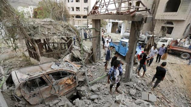 The Yemen war has killed more than 10,000 people, displaced more than three million and ruined much of the impoverished country’s infrastructure. (Reuters File Photo) The Yemen war has killed more than 10,000 people, displaced more than three million and ruined much of the impoverished country’s infrastructure. (Reuters File Photo)