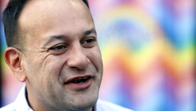 Ireland's Prime Minister Leo Varadkar arrives for a Gay Pride breakfast meeting in Belfast on August 5, 2017. (AP) Ireland's Prime Minister Leo Varadkar arrives for a Gay Pride breakfast meeting in Belfast on August 5, 2017. (AP)