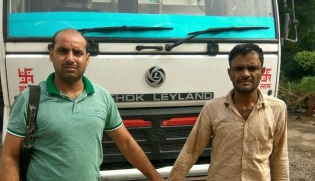 A team of crime branch from Farrukhnagar conducted searches at three places in Panipat at the instance of Suresh, the driver of the truck from which 848 cartons of liquor pouches were seized on Thursday. A team of crime branch from Farrukhnagar conducted searches at three places in Panipat at the instance of Suresh, the driver of the truck from which 848 cartons of liquor pouches were seized on Thursday.