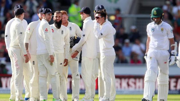 England took nine South African wickets. Catch full cricket score of England vs South Africa, 4th Test, Day 2 in Manchester here. (Action Images via Reuters) England took nine South African wickets. Catch full cricket score of England vs South Africa, 4th Test, Day 2 in Manchester here. (Action Images via Reuters)