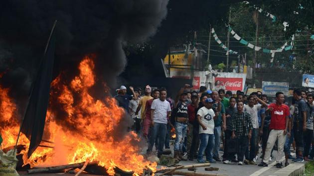 Vandalism of government property, toy train stations, and vehicles have become a regular occurrence since June 8 when Gorkha Janmukti Morcha supporters had their first clash with the police. (AFP File Photo) Vandalism of government property, toy train stations, and vehicles have become a regular occurrence since June 8 when Gorkha Janmukti Morcha supporters had their first clash with the police. (AFP File Photo)