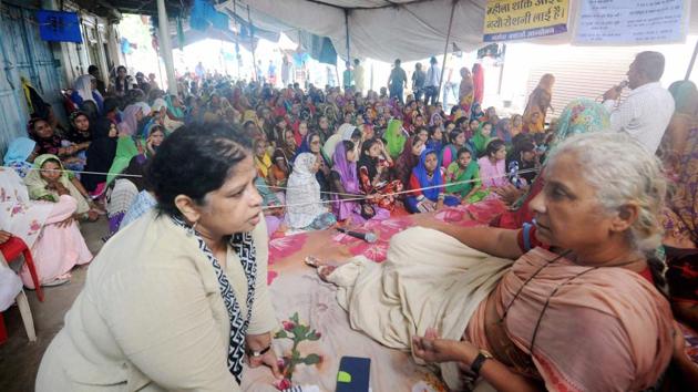 Narmada Bachao Andolan leader Medha Patkar during her indefinite fast in MP. (PTI Photo) Narmada Bachao Andolan leader Medha Patkar during her indefinite fast in MP. (PTI Photo)