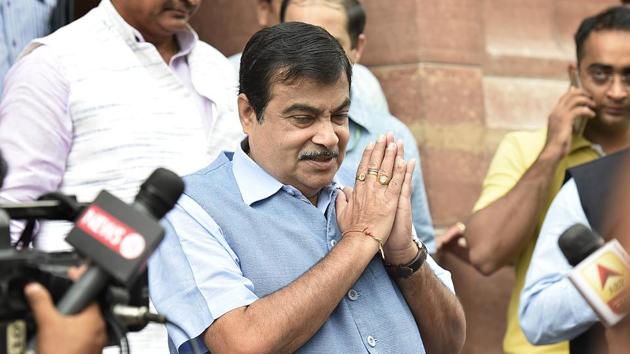 Nitin Gadkari seen during the ongoing Parliament session in New Delhi in July. (Raj K Raj/HT PHOTO) Nitin Gadkari seen during the ongoing Parliament session in New Delhi in July. (Raj K Raj/HT PHOTO)