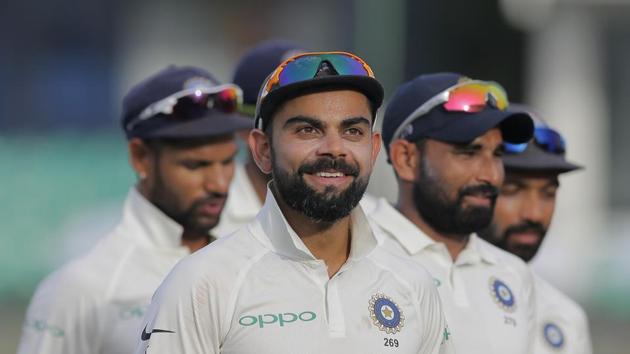 Sri Lanka still trail India by 230 runs with eight wickets in hand. The visitors will look to bowl out Sri Lanka and seal the series on Sunday. (AP)
