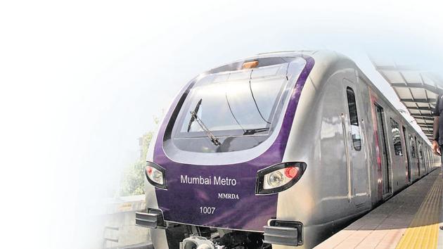 The Mumbai Metro Rail Corporation is also considering the driverless option for the Metro-3 underground corridor.(HT)