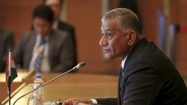 Minister of state for external affairs VK Singh speaks to other representatives of the Association of South East Asian Nations (ASEAN) in Manila, Philippines. (AP Photo) Minister of state for external affairs VK Singh speaks to other representatives of the Association of South East Asian Nations (ASEAN) in Manila, Philippines. (AP Photo)