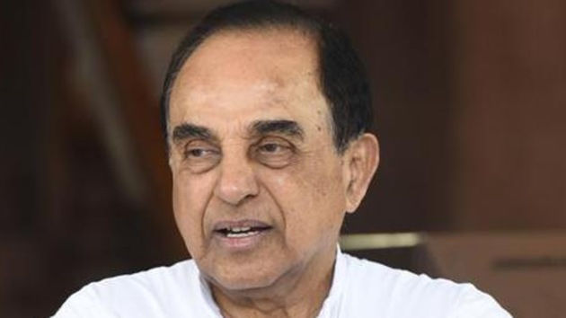 BJP Leader and member of parliament Subramanian Swamy (HT File Photo) BJP Leader and member of parliament Subramanian Swamy (HT File Photo)