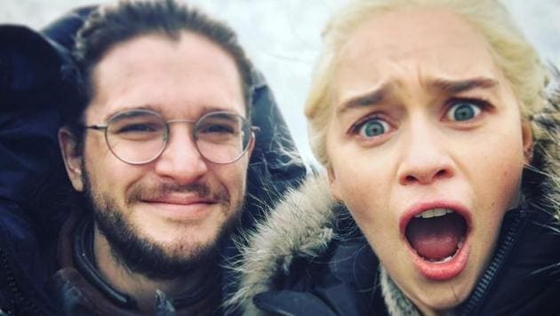 Emilia Clarke and Kit have known each other for seven years. (Instagram.) Emilia Clarke and Kit have known each other for seven years. (Instagram.)