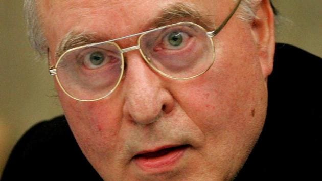 In this Nov. 8, 2005 file photo German far-right activist Ernst Zundel sits in a court in Mannheim, southern Germany, at the beginning of a trial to face charges including incitement libel and disparaging the dead. (AP File Photo) In this Nov. 8, 2005 file photo German far-right activist Ernst Zundel sits in a court in Mannheim, southern Germany, at the beginning of a trial to face charges including incitement libel and disparaging the dead. (AP File Photo)
