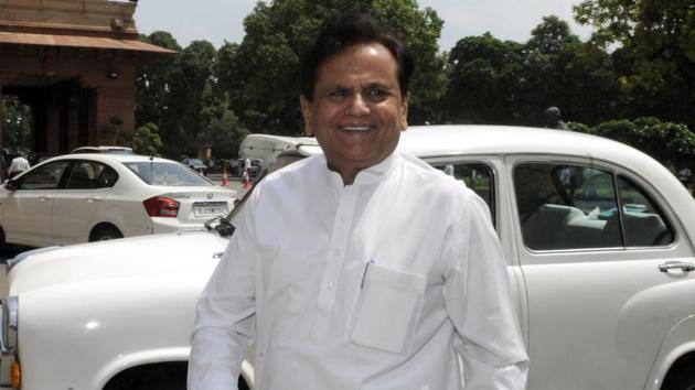 Congress leader and Rajya Sabha MP Ahmed Patel (HT File Photo) Congress leader and Rajya Sabha MP Ahmed Patel (HT File Photo)