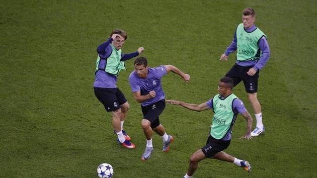 Cristiano Ronaldo returned to training for Real Madrid but will unlikely play against former club Manchester United in the UEFA Super Cup. (Reuters) Cristiano Ronaldo returned to training for Real Madrid but will unlikely play against former club Manchester United in the UEFA Super Cup. (Reuters)