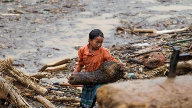 Flooding has crippled four Vietnamese provinces, damaging water systems and farms where rice and fruit are grown, with about 200 homes destroyed and 400 more affected. (AFP) Flooding has crippled four Vietnamese provinces, damaging water systems and farms where rice and fruit are grown, with about 200 homes destroyed and 400 more affected. (AFP)
