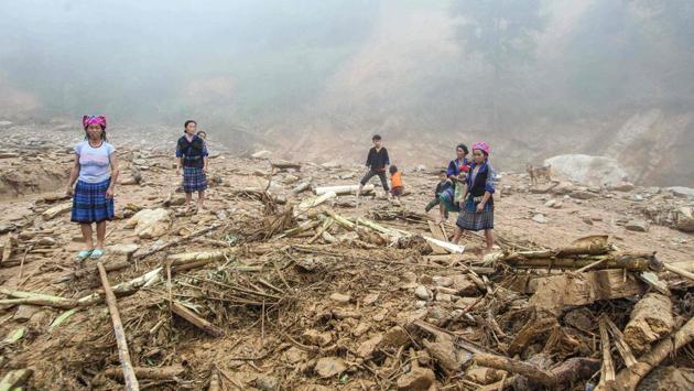 It’s the peak of the stormy season in Vietnam. Last month, Tropical Storm Talas killed at least eight people and left many others missing in central provinces. (AFP) It’s the peak of the stormy season in Vietnam. Last month, Tropical Storm Talas killed at least eight people and left many others missing in central provinces. (AFP)
