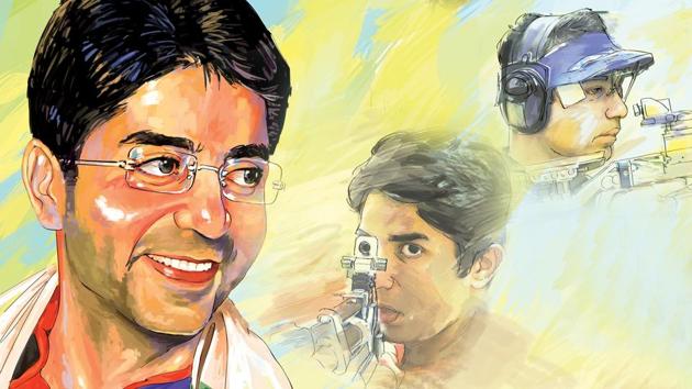 Abhinav Bindra was India’s first ever athlete to win an individual gold medal at the Olympic Games.(Mohit Suneja)