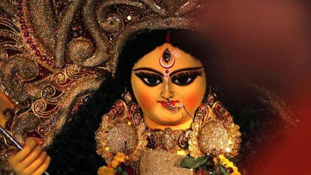 A number of items that goes into the making of the idols have come under the purview of GST. (HT Photo) A number of items that goes into the making of the idols have come under the purview of GST. (HT Photo)