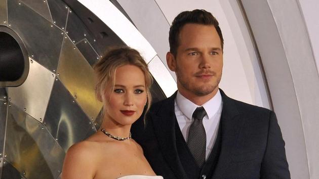 Chris Pratt and Jennifer Lawrence worked together in Passengers. Chris announced separation from wife Anna Faris on Saturday.(Shutterstock)