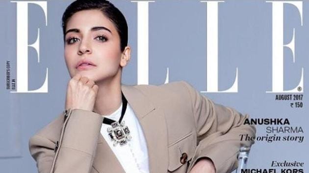 Anushka Sharma on the cover of Elle magazine. (Instagram) Anushka Sharma on the cover of Elle magazine. (Instagram)